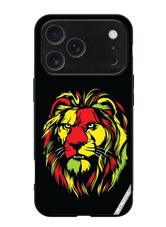 VR CREATIVE Protective Case Cover For Apple iPhone 17 Pro Max Lion Design Multicolour