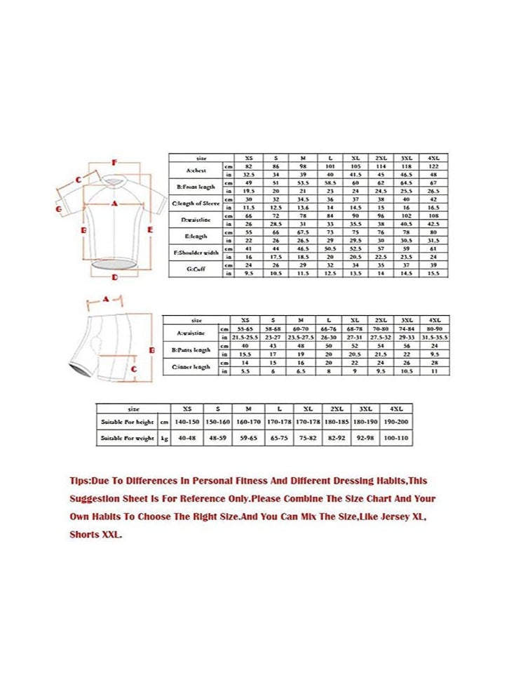 KUYING Summer Short Sleeved Cycling Suit Set  - Image 2