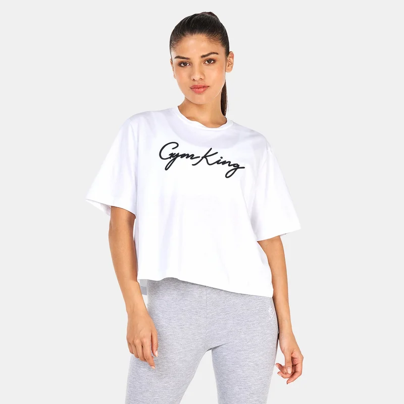 جيم كينج تيشيرت سكربت للنساء