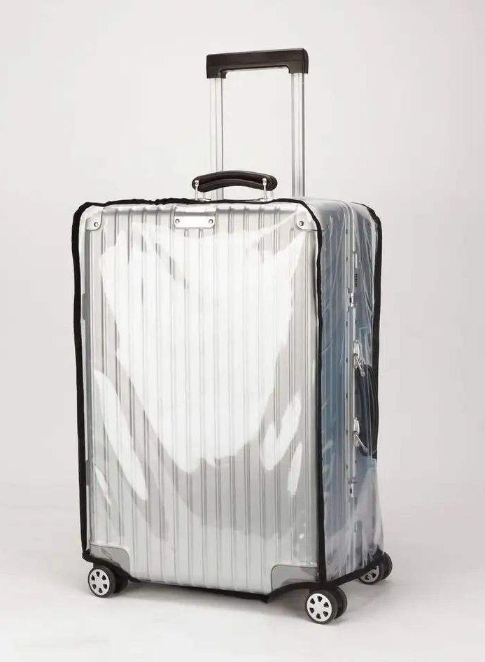 XiuWoo Full Transparent Luggage Protector Cover Thicken Suitcase Protector Cover PVC Suitcase Cover Rolling Luggage Cover - Image 3
