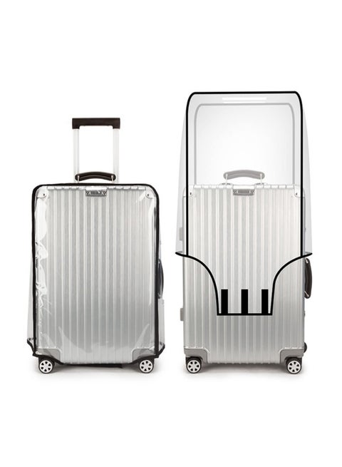 Full Transparent Luggage Protector Cover Thicken Suitcase Protector Cover PVC Suitcase Cover Rolling Luggage Cover