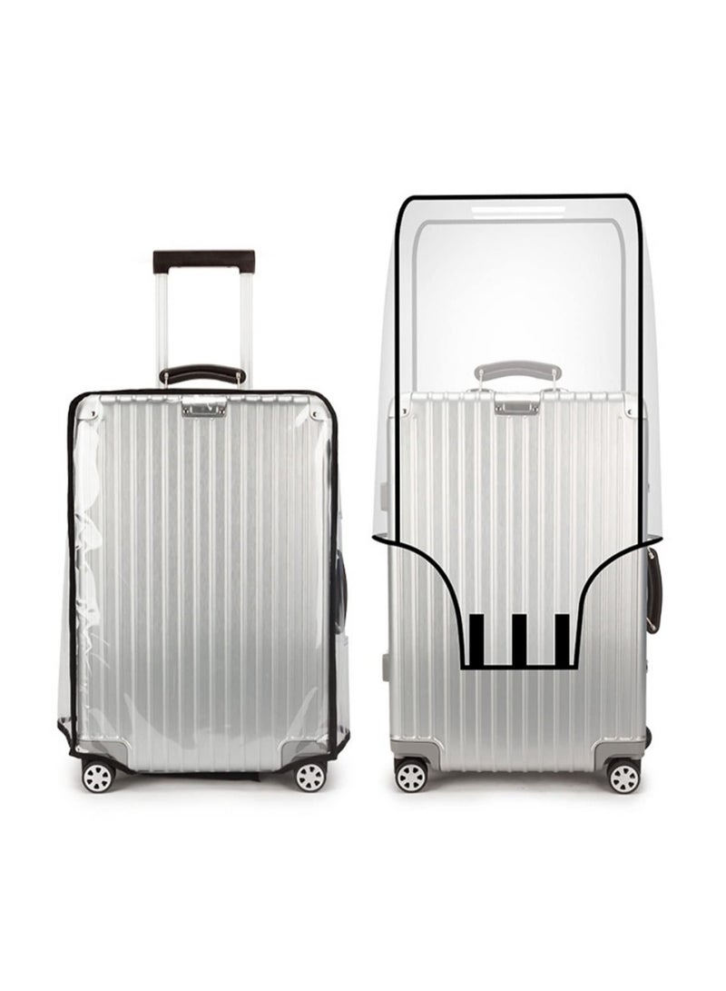 XiuWoo Full Transparent Luggage Protector Cover Thicken Suitcase Protector Cover PVC Suitcase Cover Rolling Luggage Cover - Image 1