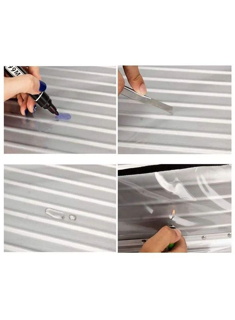 XiuWoo Full Transparent Luggage Protector Cover Thicken Suitcase Protector Cover PVC Suitcase Cover Rolling Luggage Cover - Image 5