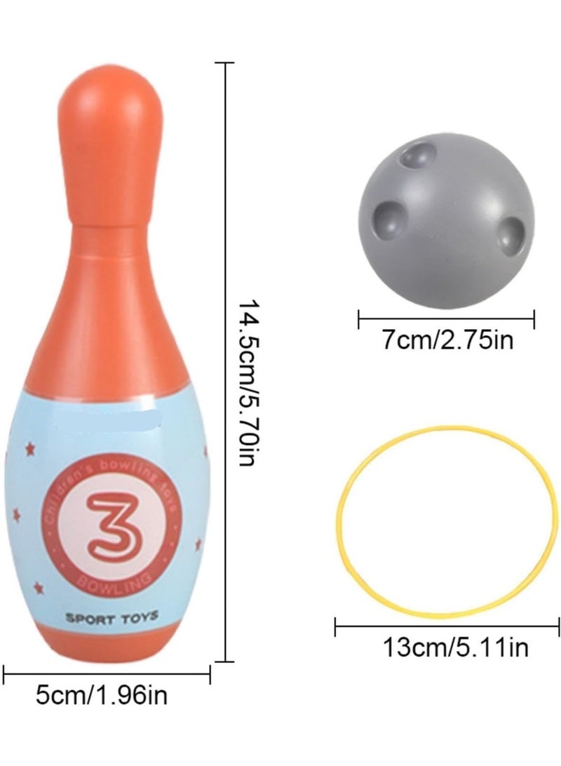 Soofam Indoor Bowling Set for Kids - 3 Balls, 6 Rings, 12 Pins - Interactive Fun Sports Game - Image 5