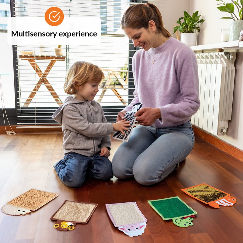 ODOXIA Sensory Mats for Autistic Children | Sensory Tiles for Kids | Sensory Wall Panel | Sensory Mats (Animals) | Sensory Toys | Sensory Room Equipment | Sensory Disorder Toys for Tactile Play - Image 2