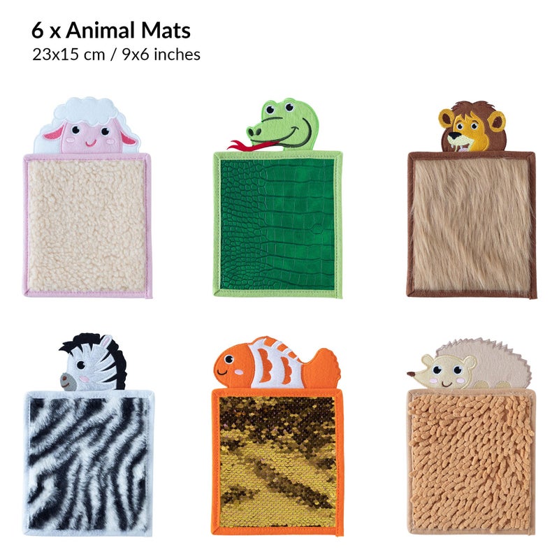 ODOXIA Sensory Mats for Autistic Children | Sensory Tiles for Kids | Sensory Wall Panel | Sensory Mats (Animals) | Sensory Toys | Sensory Room Equipment | Sensory Disorder Toys for Tactile Play - Image 5