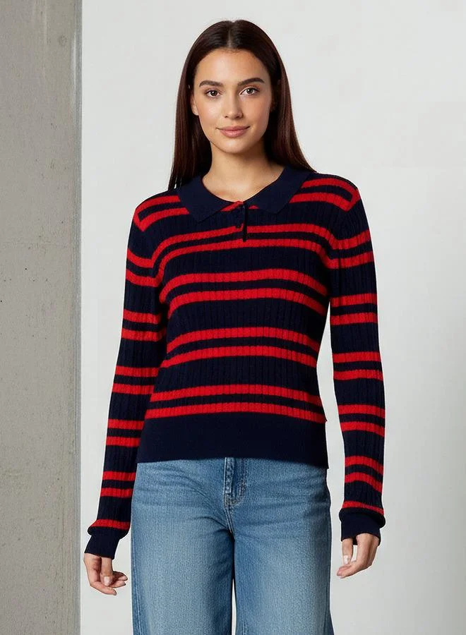 Lee Cooper Lee Cooper Regular Fit Polo T-shirt with Stripes