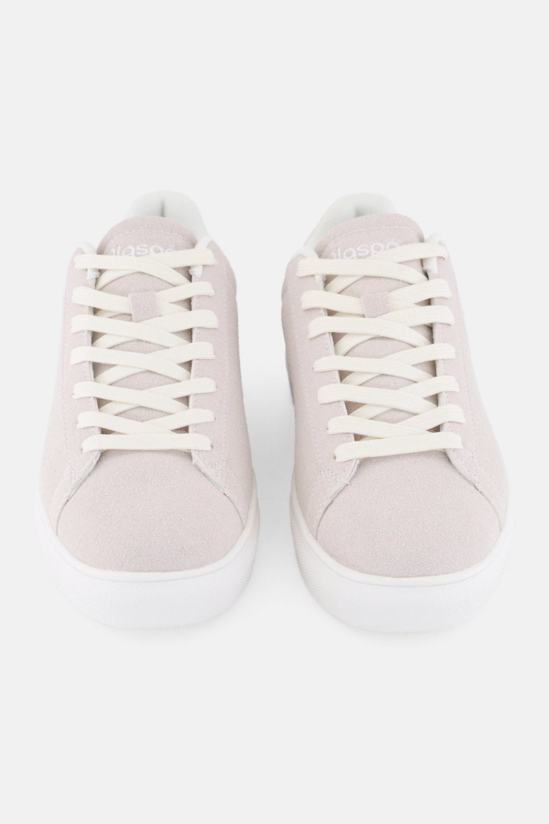 Algspar Men Lace Up Casual Shoes, Light Grey - Image 3