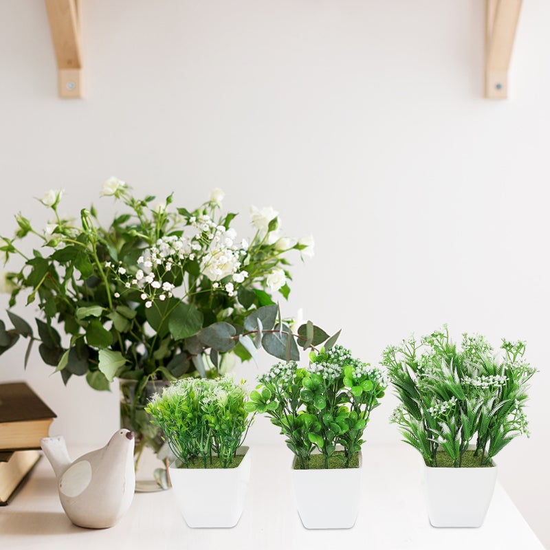 🌱 نباتات صناعية زينة بتصميم واقعي للاستخدام الداخلي بجودة متينة - Image 1