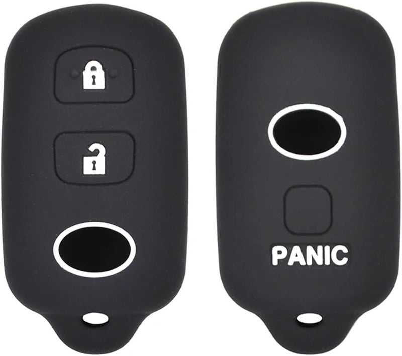 QASULER Silicone Key Case Cover for Toyota - Image 1