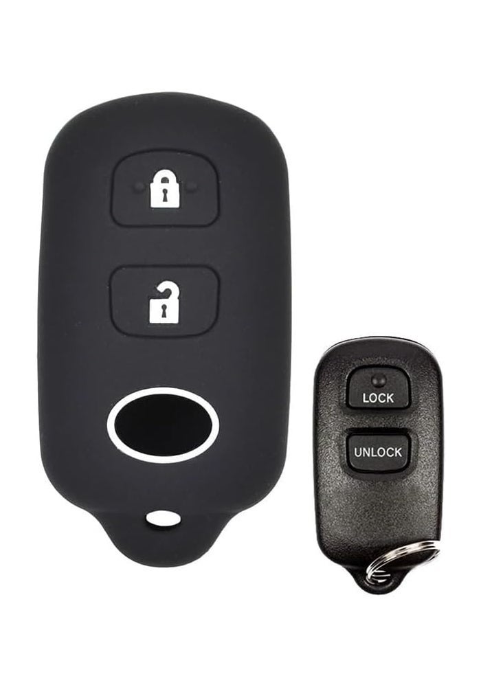 QASULER Silicone Key Case Cover for Toyota - Image 3
