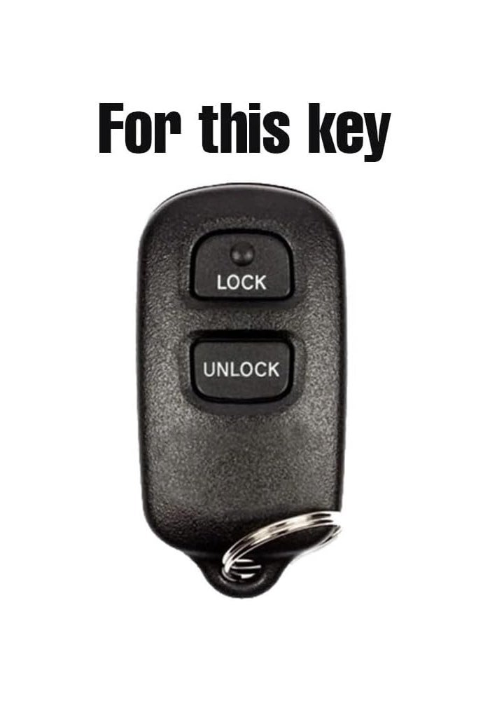QASULER Silicone Key Case Cover for Toyota - Image 2