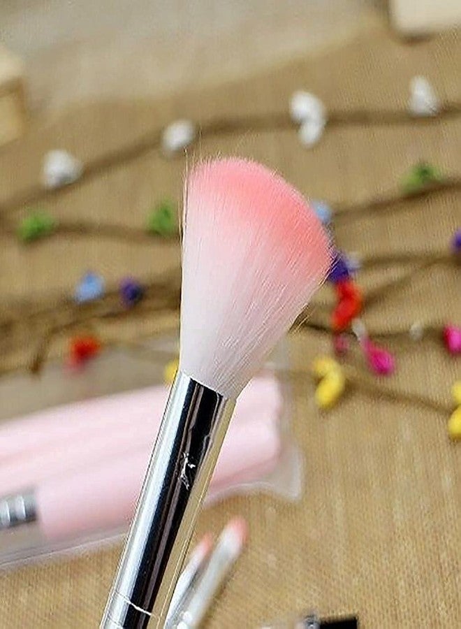 EPISKEY® 5 Pcs/Pack Pink Mini Eyeshadow Foundation Eyebrow Lip Makeup Brush Fine Beauty / 5 Pcs Essentials Face Brush Set/Foundation, Eyeshadow Makeup Brush Set Smooth And Strong - Image 3