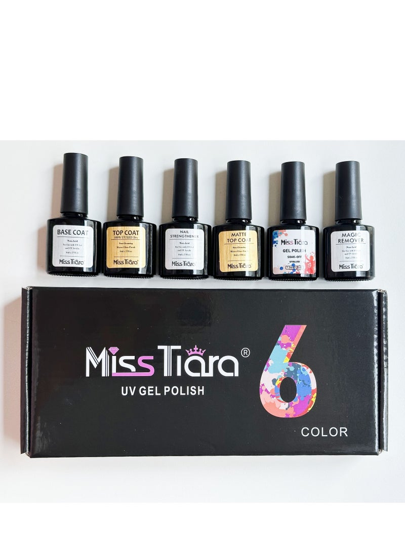 MissTiara 6-Piece Nail Gel Mate Set  - Image 2
