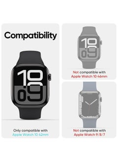Generic Screen Protector for Apple Watch Series 10 42 mm, with Anti Scratch for Apple Watch 10 42mm, True Color Display, Easy to Install, Ultra Clear  - Image 2