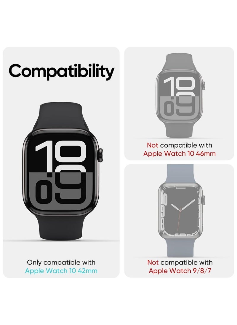 Generic - Screen Protector for Apple Watch Series 10 42 mm, with Anti Scratch for Apple Watch 10 42mm, True Color Display, Easy to Install, Ultra Clear - Image 1