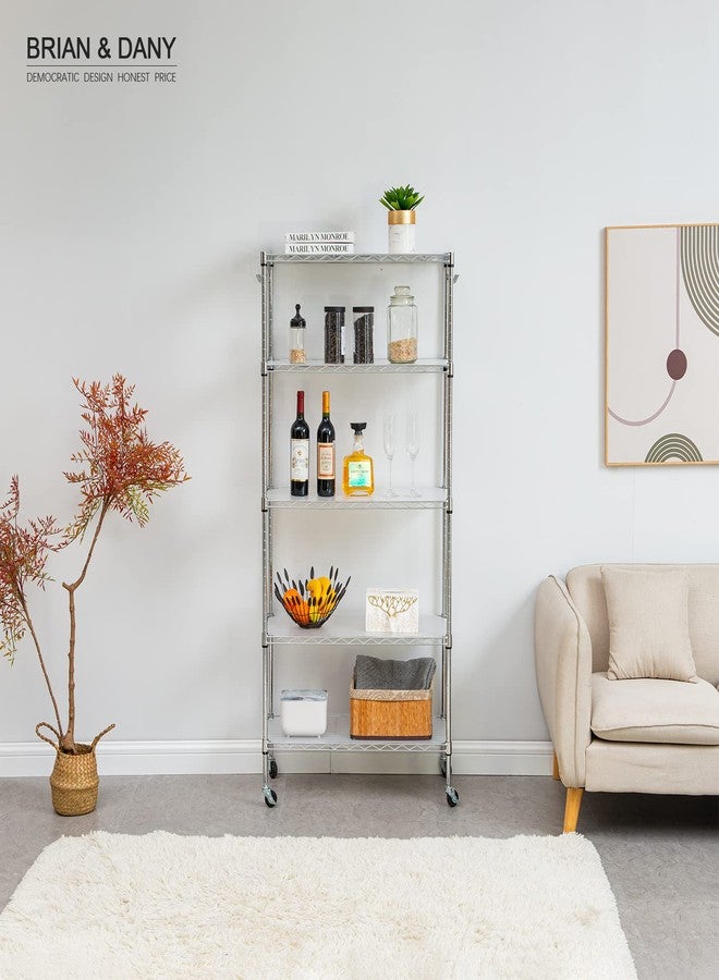 BRIAN & DANY بطانة رفوف سلكية من برايان آند داني، مقاس 14 × 30 بوصة، بطانات رفوف شديدة التحمل للرفوف السلكية، حصائر حماية مقاومة للماء، مجموعة من 4 قطع، شفافة - Image 5