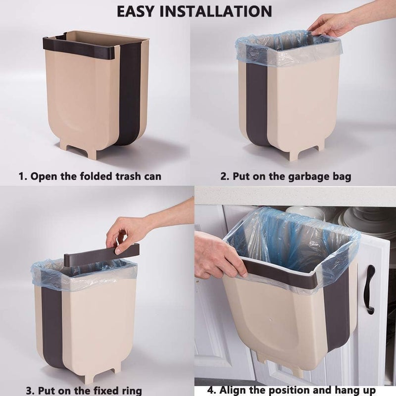 Verreal Hanging Kitchen Trash Can - Image 3