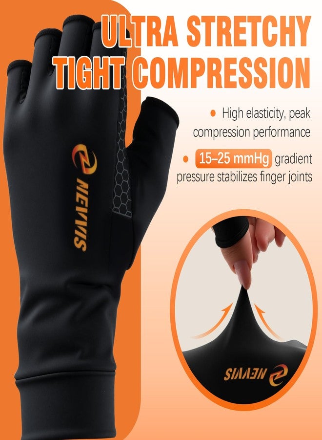NEVVIS Compression Gloves Women Men, Arthritis Gloves for Women for Pain, Carpal Tunnel, Swelling Edema, Tendonitis, 1 Pair (Medium) - Image 4