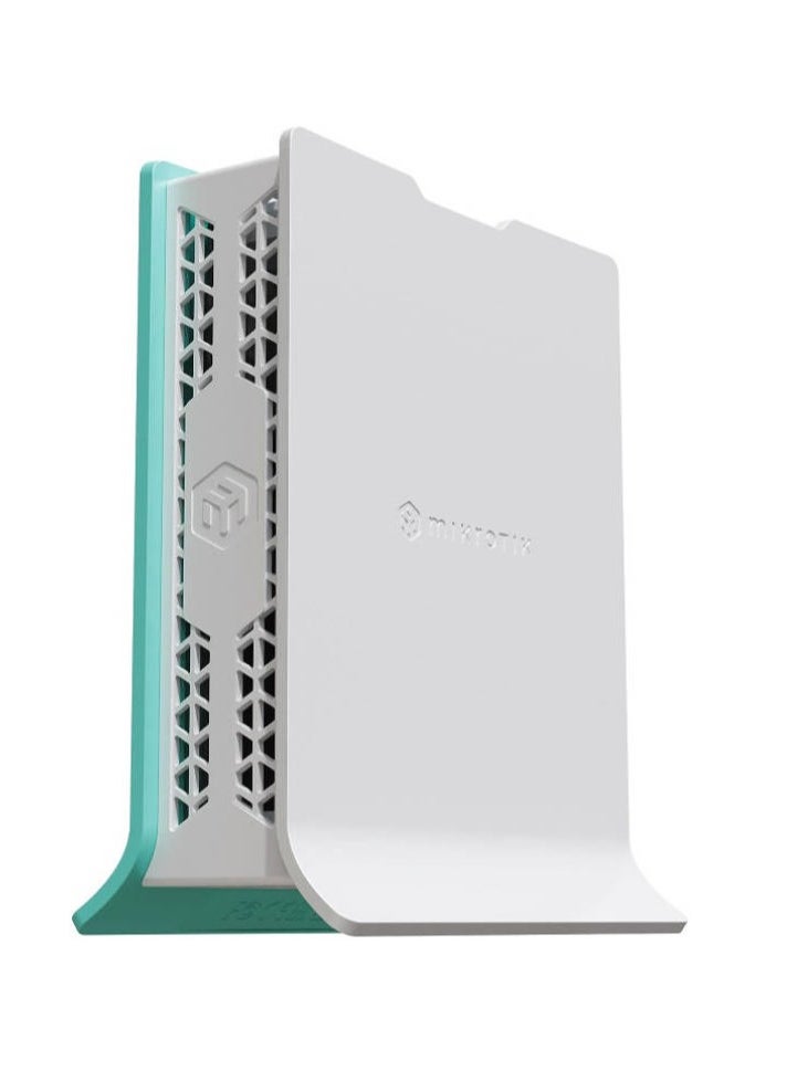 Mikro Tik Mikrotik HAP AX Lite Router, 800 MHz Frequency, 802.11b/g/n/ax Wireless, Green-White | L41G-2axD  - Image 4
