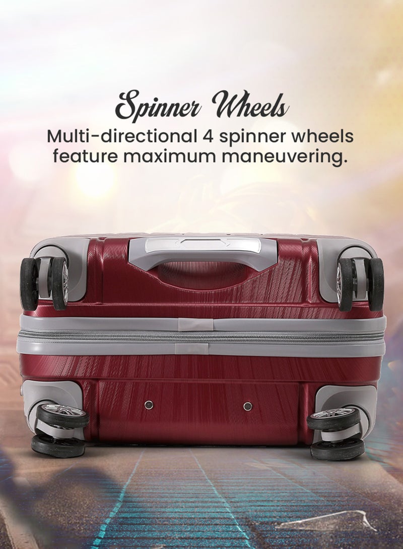 STARLIFE 3 Piece ABS Hard side Trolley Luggage Set Spinner Wheels with Number Lock 20/24/30 Inch - Image 5