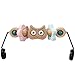 TinlyFinly Baby Bouncer Toy Bar Wooden Compatible with Baby Bjorn Bouncers Bouncer Toy Attachment Tight and Secure Fit So Fun to Watch Touch and Spin for Babies All Ages Wood Color Owl - Image 3