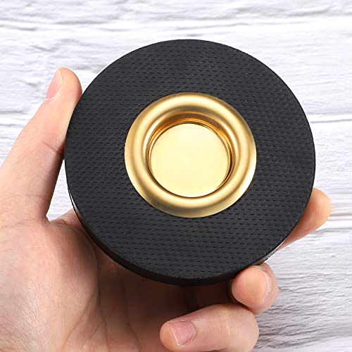 Facmogu Rock Stop for Cello, Cello Endpin Rest for Floor Protector String Instrument Accessory Christmas Gift, Rock Stop Endpin Stand Holder with Reinforced Brass Cup & Rubber Mat Anti-Slip Base - Image 5