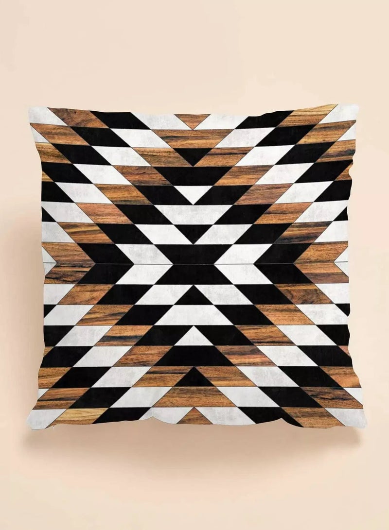 Geometric Pattern Cushion Cover Without Filler  - Image 1