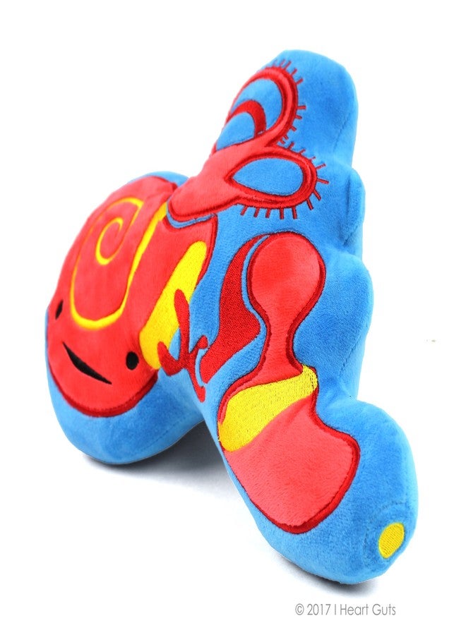 I Heart Guts Inner Ear Plush - Now Hear This - 12" Audiology ENT Gift Stuffed Toy, Gift for Cochlear Implant Surgery, Audiologist, Tinnitus, Human Ear Pillow - Image 4