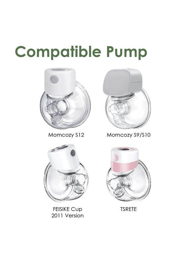 Maymom Maymom Duckbill Valve & Silicone Diaphragm Compatible with Momcozy S9/S10/S12, FEISIKE Cup 2011 Version, TSRETE Wearable Breast Pump; Replacement Pump Parts for Wearable Pumps, 2pc  - Image 2