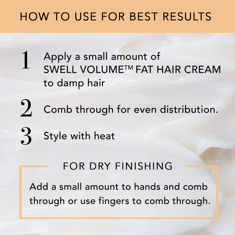 Brocato Swell Volume Hair Cream, 6 Oz: Volumizing & Thickening Cream for Men & Women | Heat Activated Fat Hair Volumizer Cream Plumps, Shapes & Adds Thickness to Thin Hair | Formulated with Clay - Image 5