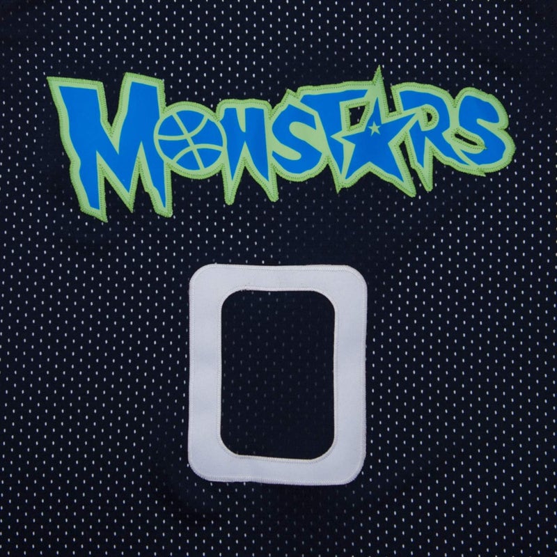 VOVIDEA Mens Basketball Jersey Alien 0 Monstars Space Movie Jersey Dark Blue - Image 4