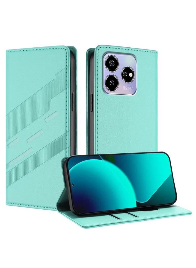 Case For ZTE Axon 60 Embossed Multi-functional Wallet Retro Leather Phone Case