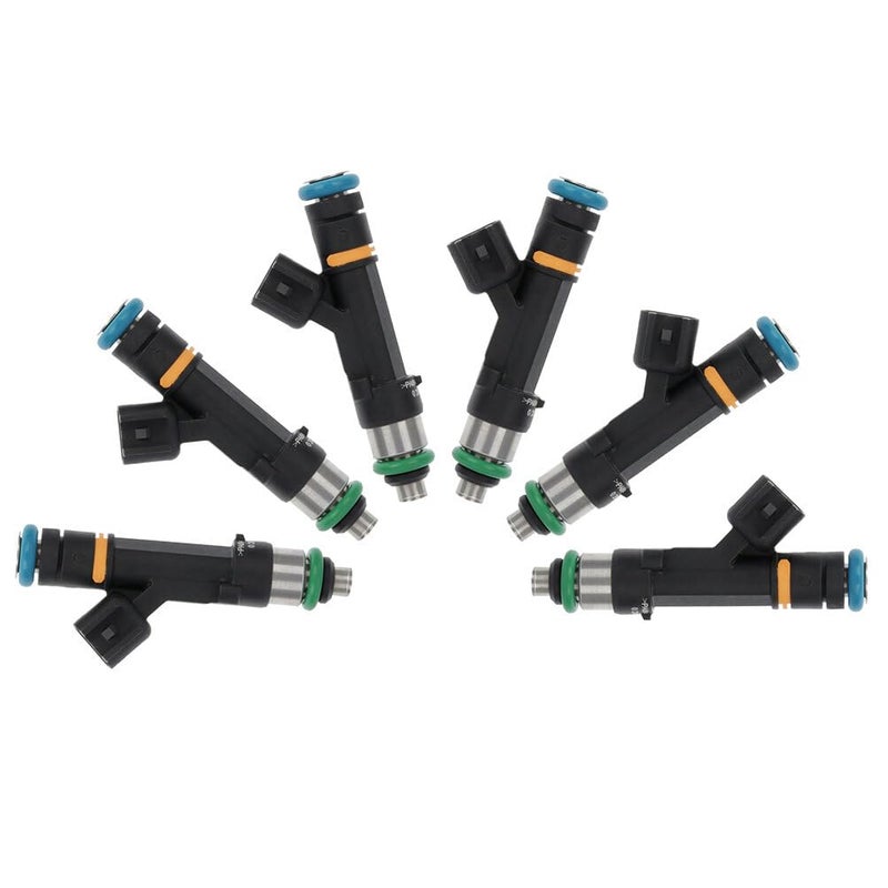 ANGLEWIDE Fuel Injectors Sets fit for 2008 2009 2010 for Dodge Grand Caravan2007 2008 2009 2010 for Jeep Wrangler 6pcs 0280158119 Injectors 4 Holes