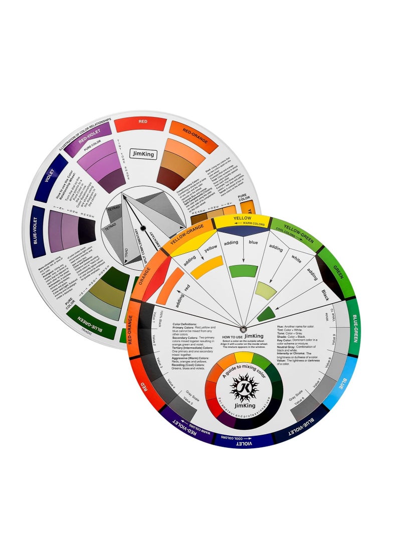 Creative Color Wheel, Paint Mixing Learning Guide Art Class Teaching Tool - No:0400 - Image 4