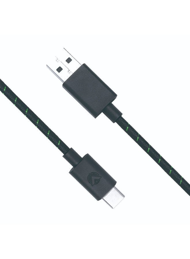 ASA USB Type-C to USB-A Charging & Data Cable for PS5 Console and Controllers – Fast Charging, Durable Braided Cord, High-Speed Sync, Black - Image 4