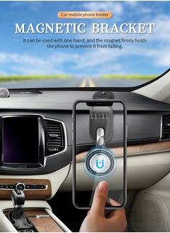 Generic Car Mount, 360° Rotation Magnetic Phone Holder for Car, Hands Free i-Phone Magnetic Car Mount,Magnetic Car Mount Compatible with i-Phone 15 Pro Max/i-Phone 15 Plus/14/13/12 Series, Bendable Memory Titanium Alloy for All Dashboard  - Image 1