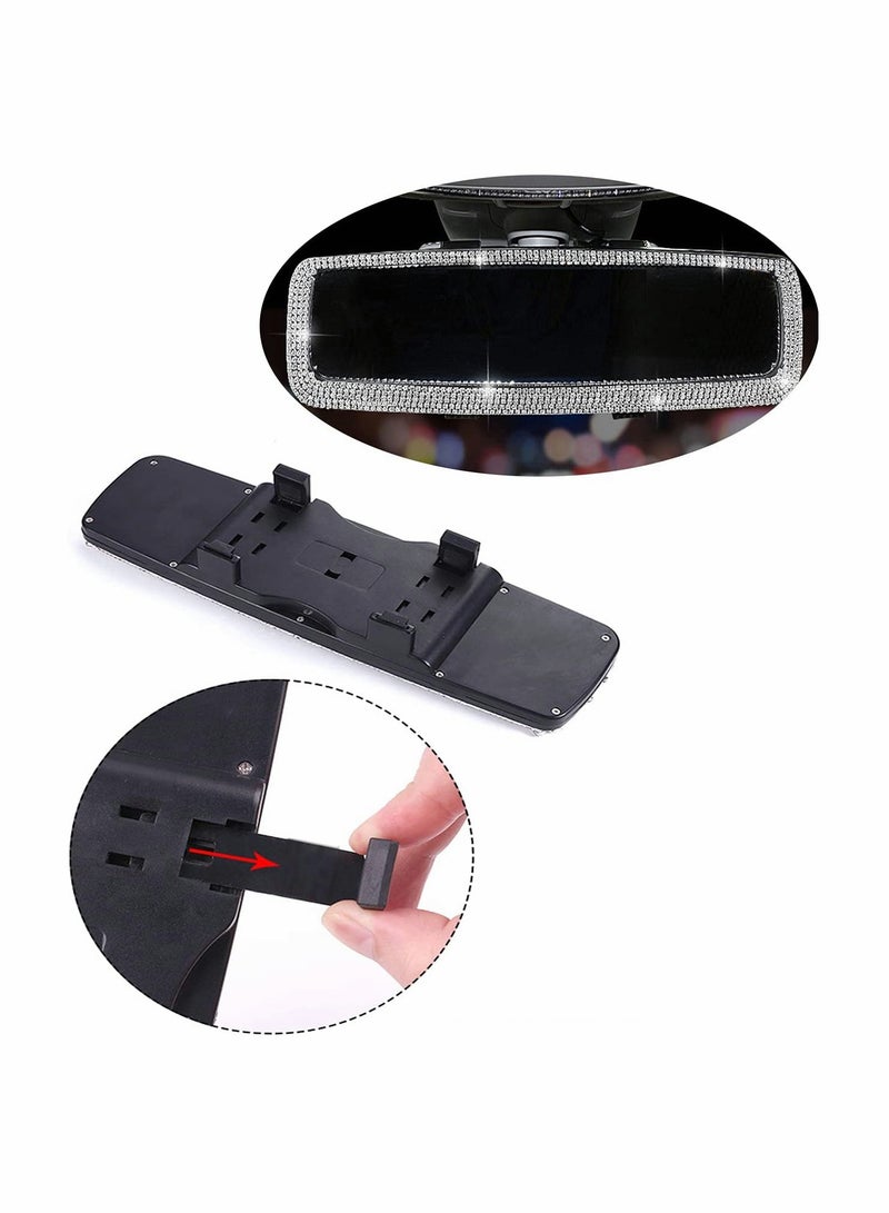 KASTWAVE Bling Rhinestone Car Rear View Mirror - Image 4