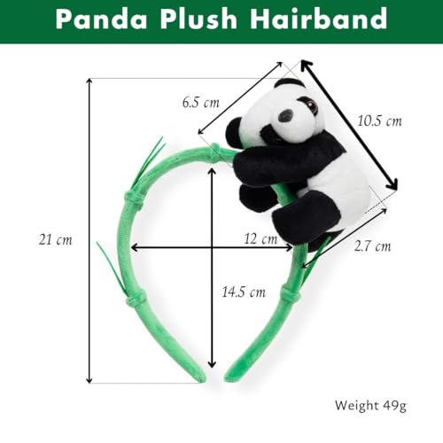Radhu & Kabby Cute Panda Hair Band for Girls Kids | Cute Girls Hair Accessories | Panda Head band | Hairbands For Kids Girl | Kids hair Accessories, Fun Hair Bands (1 Pc) - Image 5
