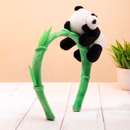 Radhu & Kabby Cute Panda Hair Band for Girls Kids | Cute Girls Hair Accessories | Panda Head band | Hairbands For Kids Girl | Kids hair Accessories, Fun Hair Bands (1 Pc) - Image 2