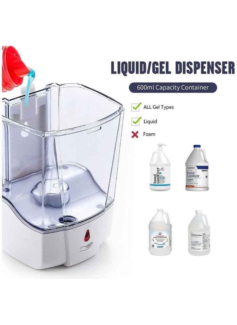 M MIAOYAN - Automatic Soap Dispenser Wall Mount Hand Sanitizer Dispenser 700ml Gel/Liquid Touchless Hand Soap Dispenser for Home Hospital School Office - Image 1