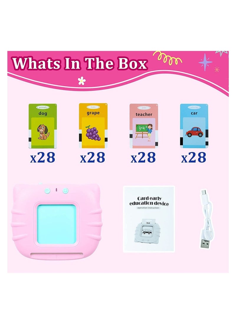 Talking Flash Cards Learning Toys for Toddlers 2 3 4 5 6 Years Old with Sound Effect, Toddler Toys for Girls and Boys, 224 Sight Words Learning and Pronunciation, Birthday - Image 5