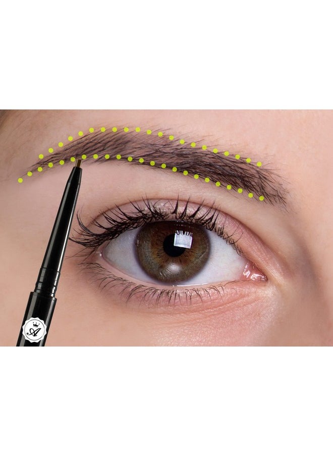Absolute New York Absolute New York Super Slim Eye Brow Pencil (01_Smoke)  - Image 3