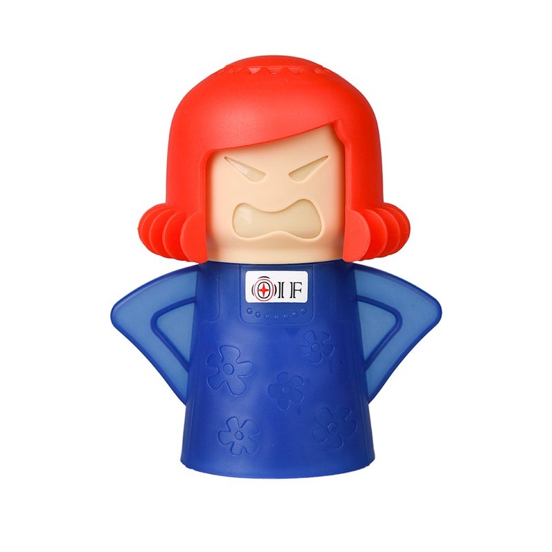 OIF Angry Mama Microwave Cleaner Angry Mom Microwave Oven Steam Cleaner Easily Cleans The Crud in Minutes Steam Cleans with Vinegar and Water for Home or Office Kitchens