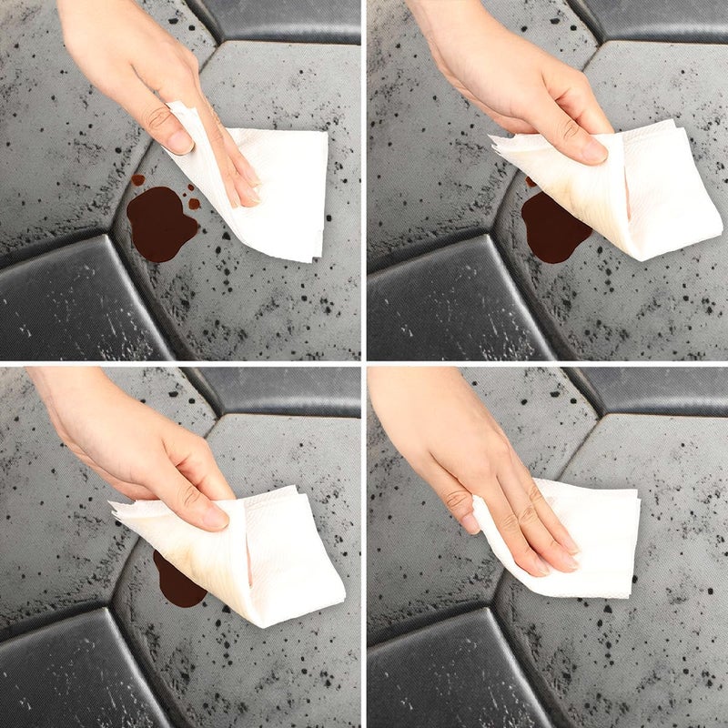 Red Soccer Sports Square Fitted Tablecloth Waterproof Elastic Card Table Cover Stretch Wipeable Polyester Square Table Protector for Dining Kitchen Home Outdoor Picnic Decor,34x34inch - Image 5