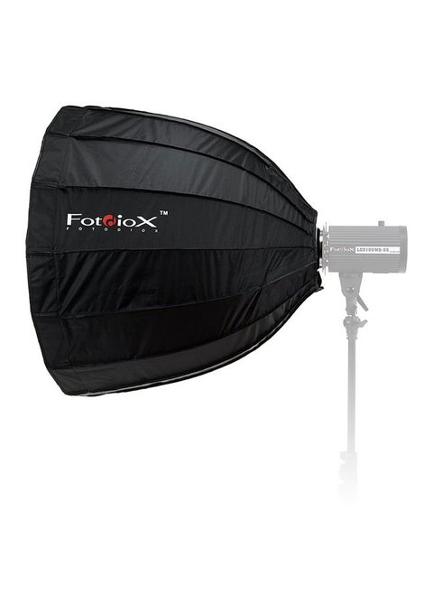 EZ-Pro Deep Parabolic Softbox 28in (70cm) - Quick Collapsible Softbox with Multiblitz V Speedring for Multiblitz V, Varilux, and Compatible