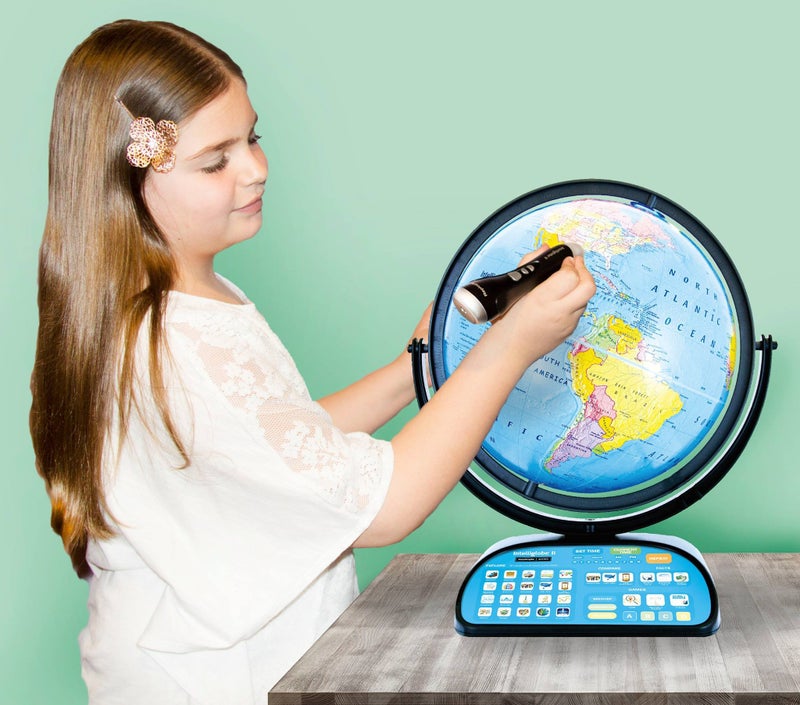 Replogle Globe For Children Interactive 12 Inch Talking World Globe With StandLearning Educational Toy4Kids For Classroom Kids Ages 48  Decor - Image 3
