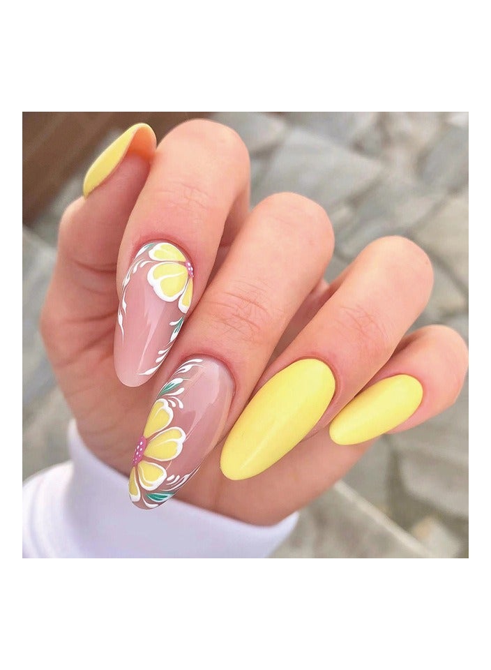 24-Piece Salon Acrylic False Nails Set - Image 1