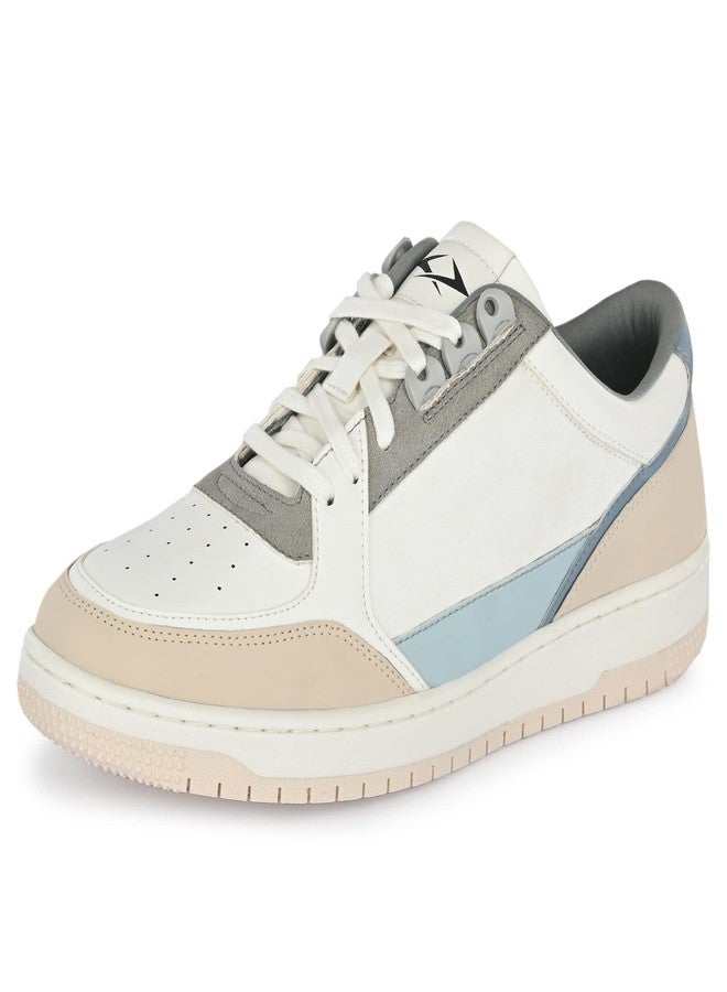 كروزر حذاء رياضي رجالي أبيض من كروزر، طراز أوغسطس، مقاس 9 بريطاني (2505-12) - Image 1