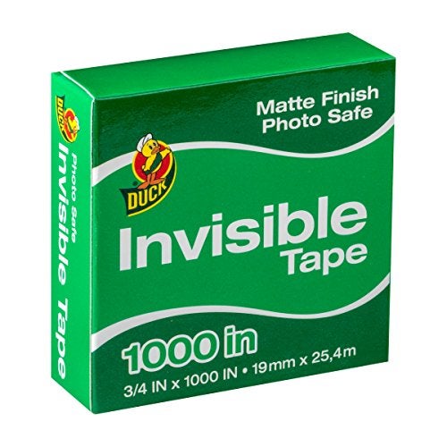 Duck Brand Matte Finish Invisible Tape Refill for Dispenser, 4 Rolls, Each Roll 3/4-Inch x 1000 Inches for 4000 Total Inches - Image 2